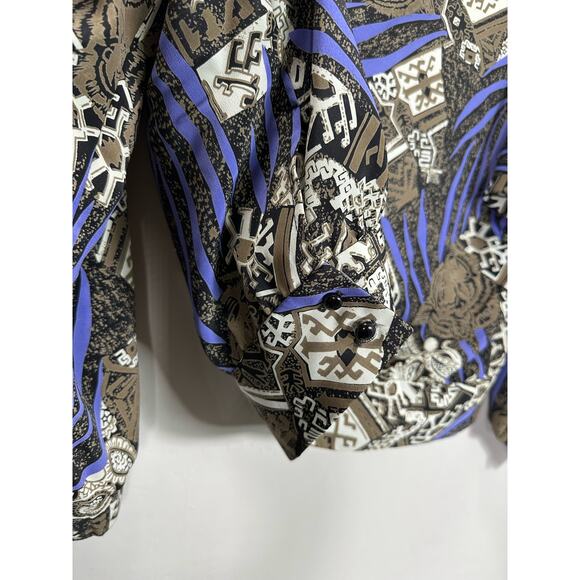 Vintage Coco of California Two-Piece Tiger Abstract Print Size 14 - Picture 9 of 9